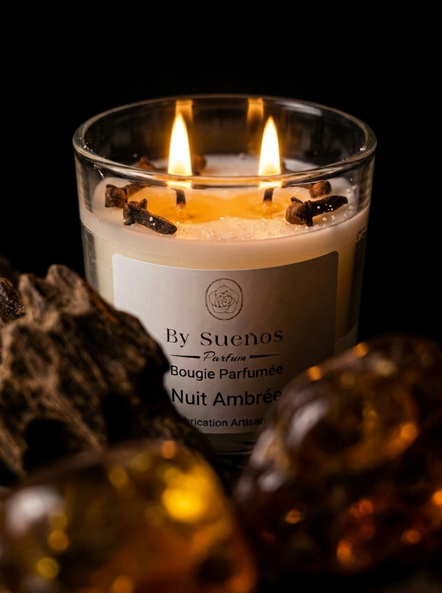 Bougie parfumée - Nuit Ambrée