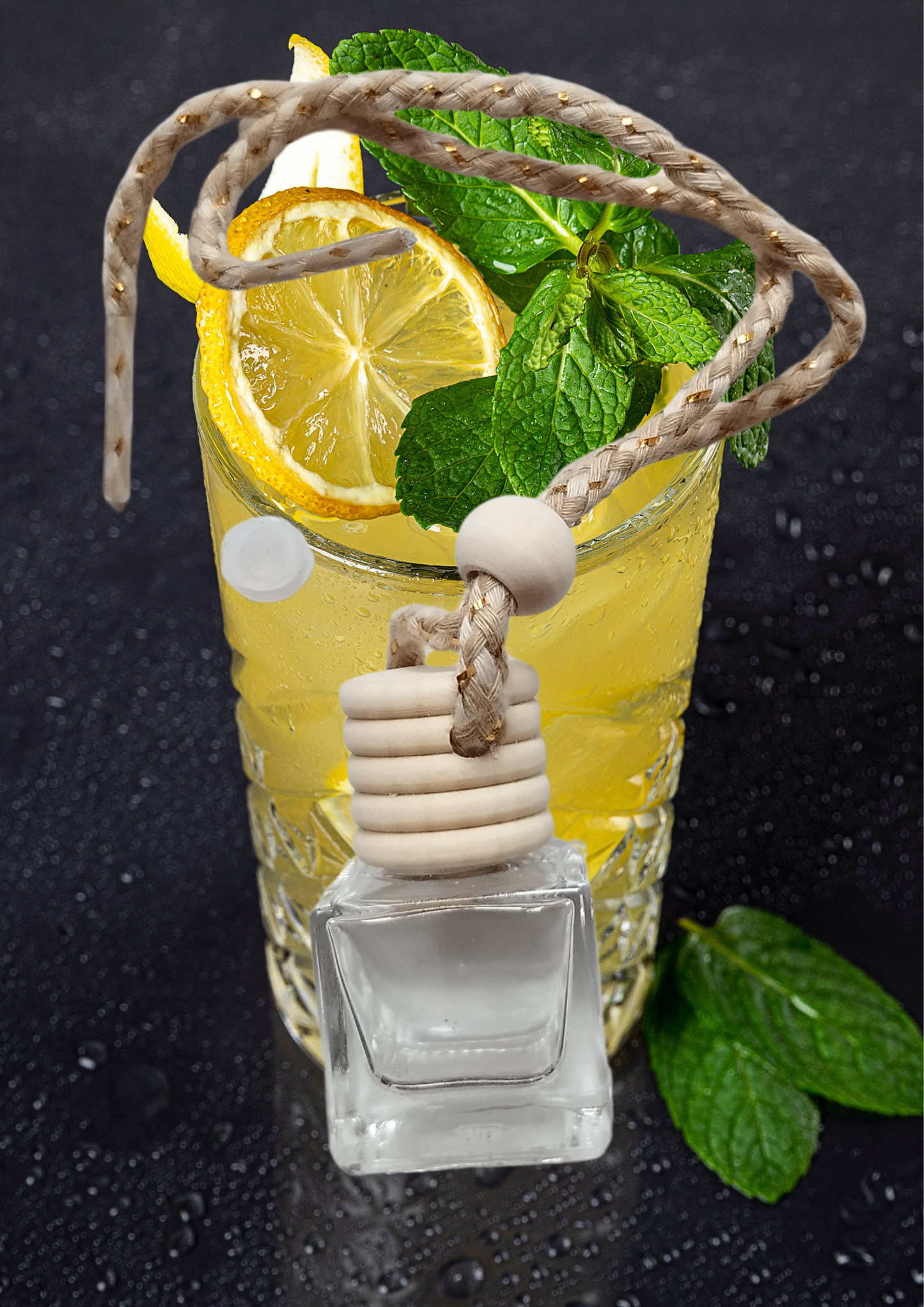 Diffuseur Voiture Parfum Menthe Citron