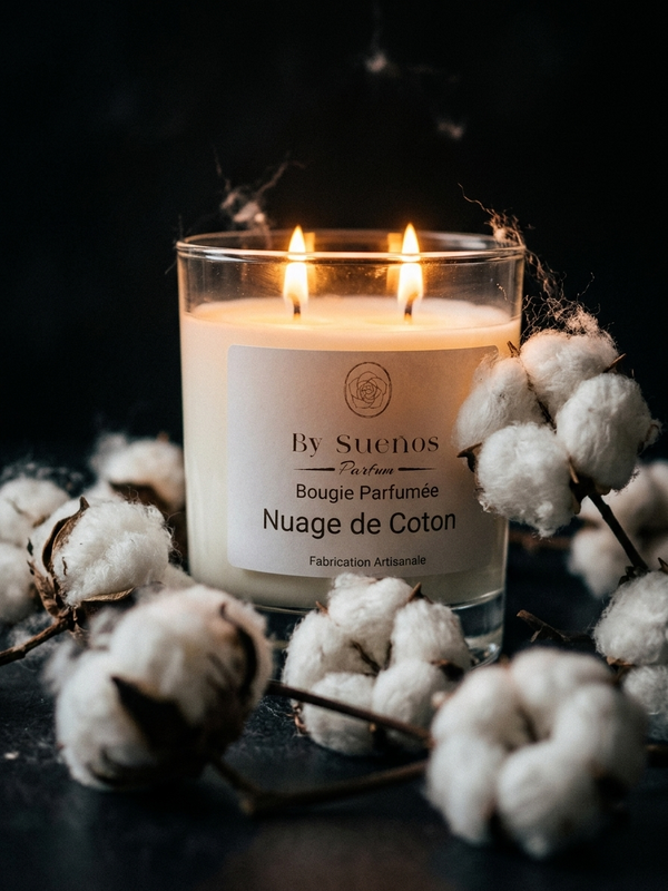 Bougie parfumée - Nuage de Coton