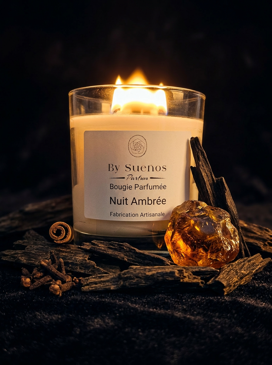 Bougie parfumée - Nuit Ambrée