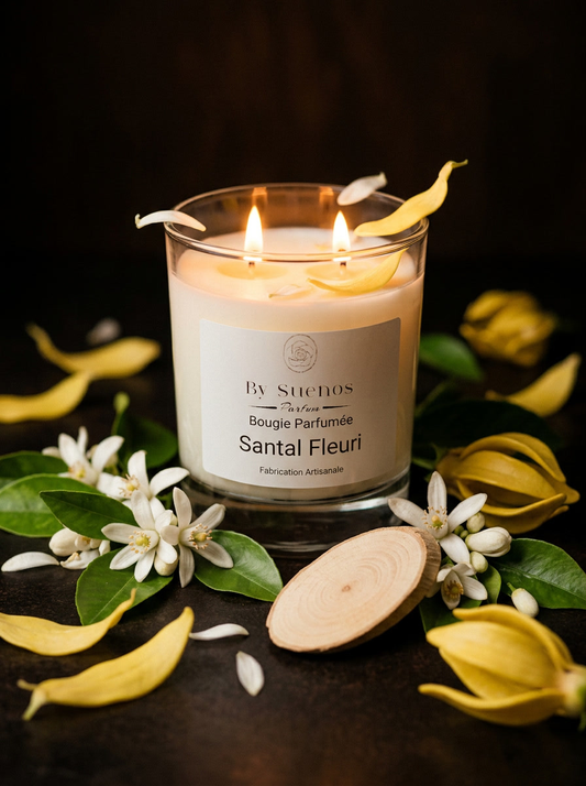 Bougie parfumée - Santal fleuri